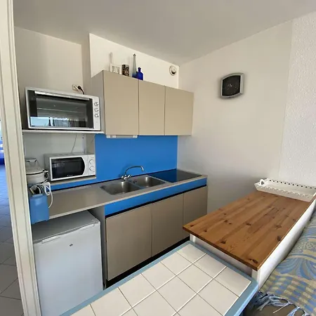 2 Pieces Avec Piscine Et Parking A Port Camargue - Fr-1-250-113 דירה *